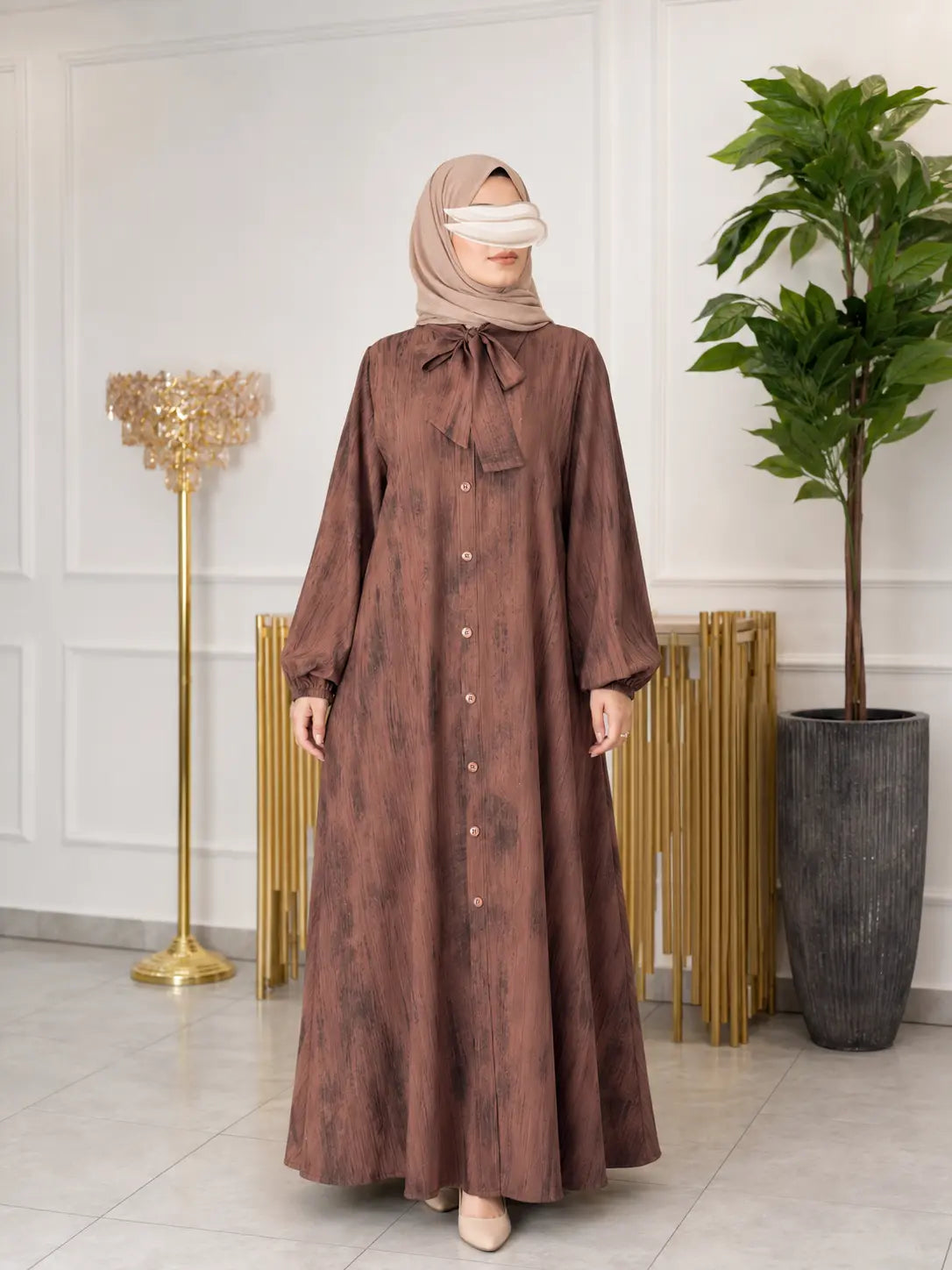 Abaya Boutonnée Chic