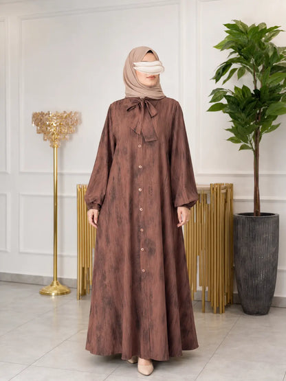 Abaya Boutonnée Chic