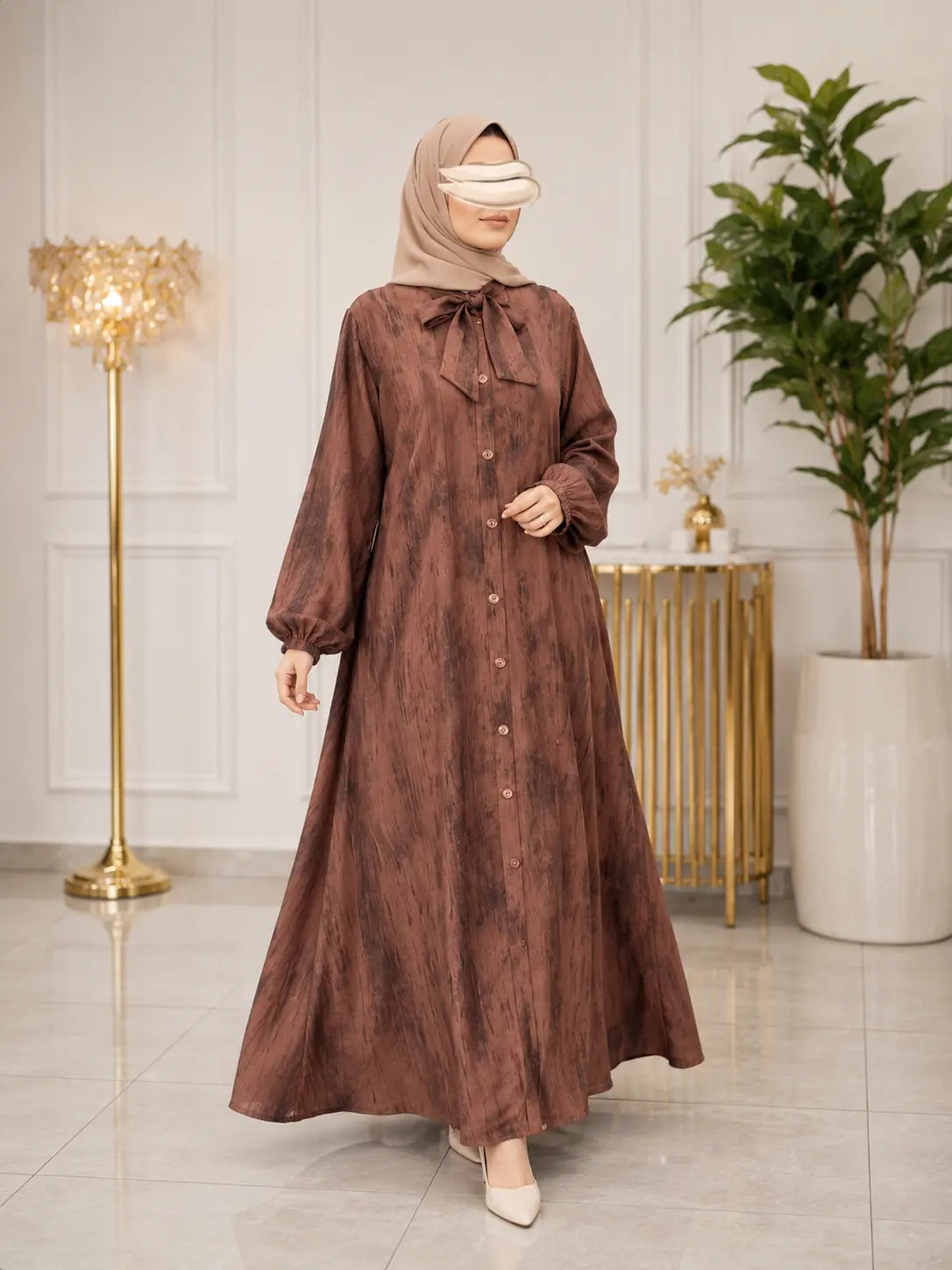 Abaya Boutonnée Chic