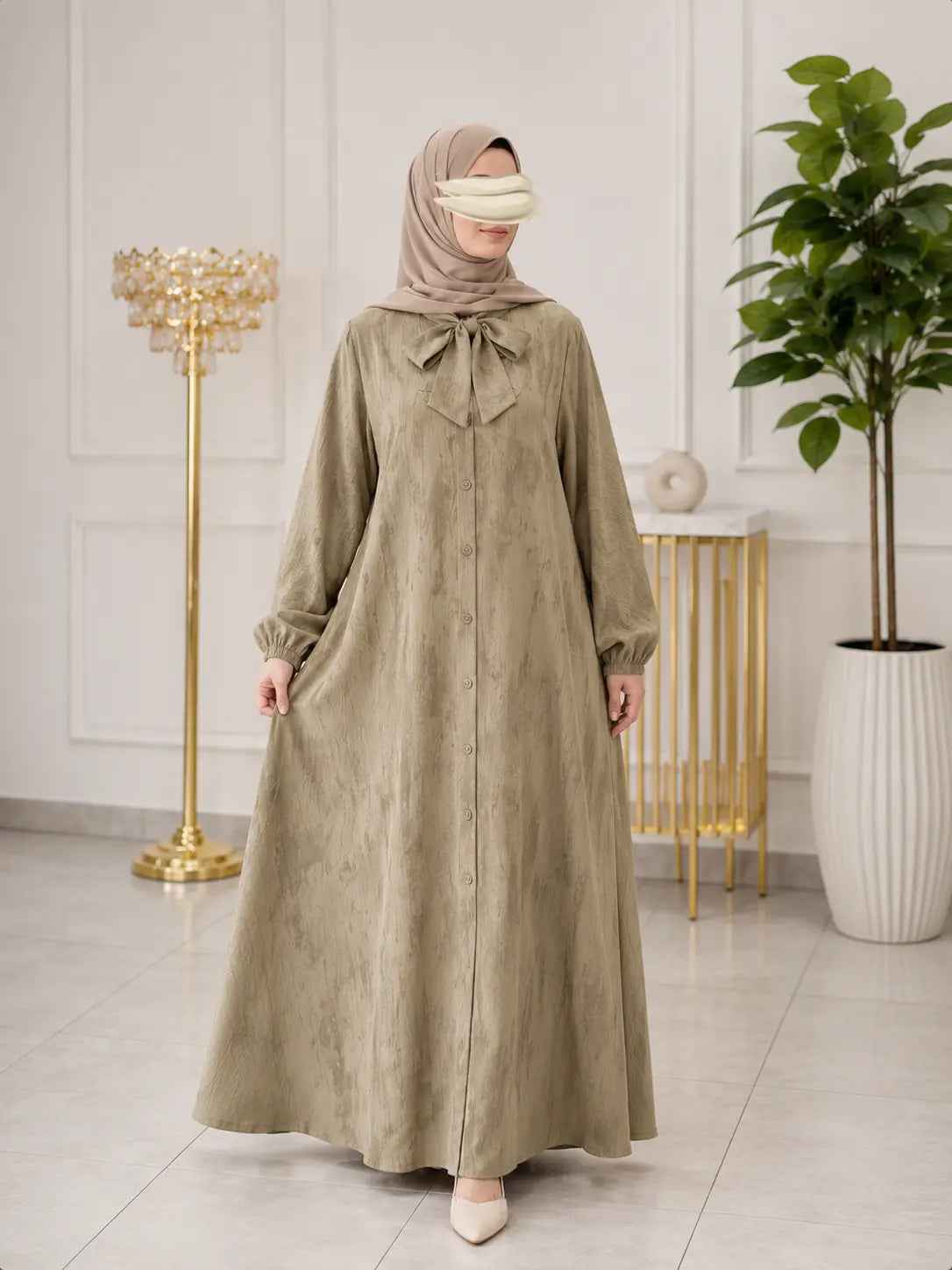 Abaya Boutonnée Chic